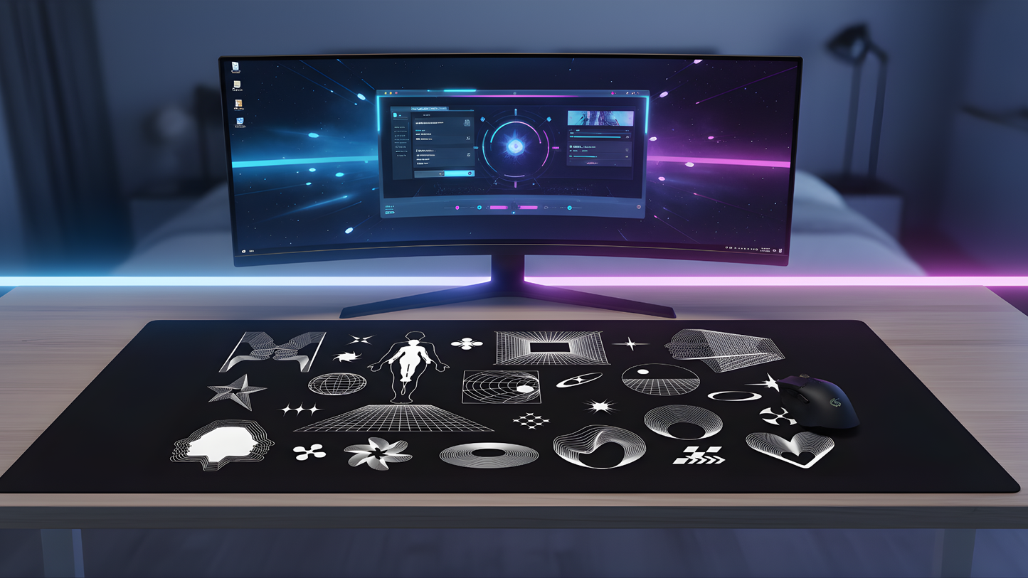 GeoLine Gaming Mouse Pad